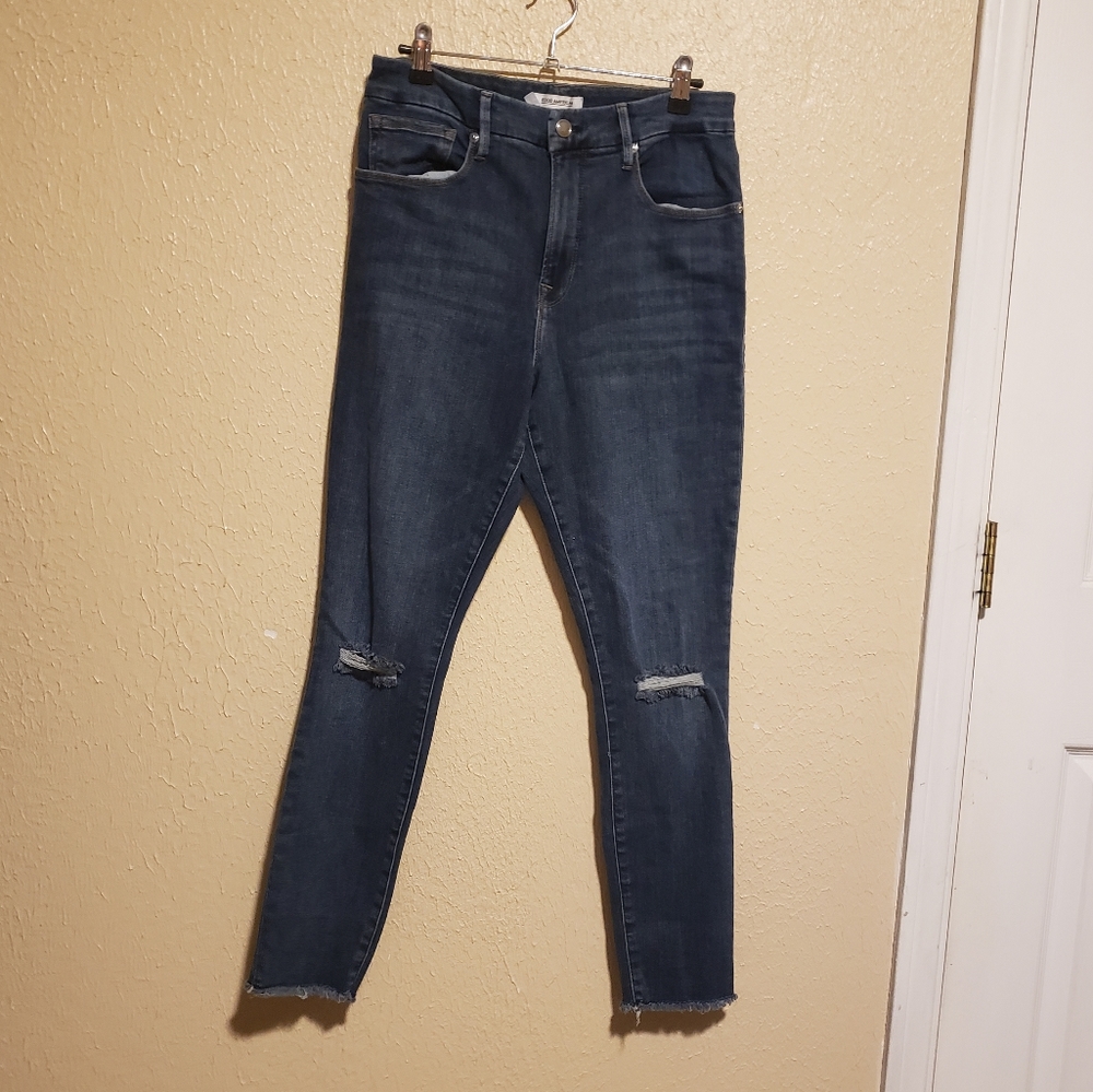 Good American Good‎ Legs Crop Jeans Size 10/30